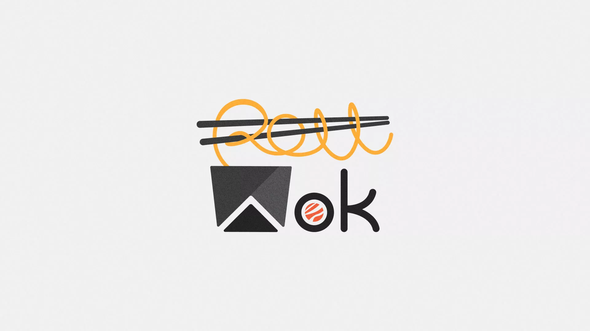 Разработка логотипа в Кубинке для суши-бара «Roll Wok Club» Разработка логотипа в Кубинке для суши-бара «Roll Wok Club»