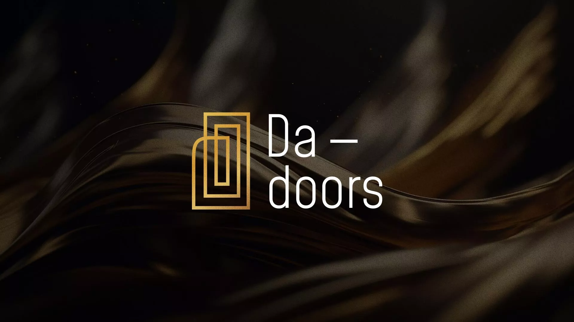Разработка логотипа для компании «DA-DOORS» в Кубинке